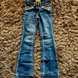 Girls flare jeans, size 8